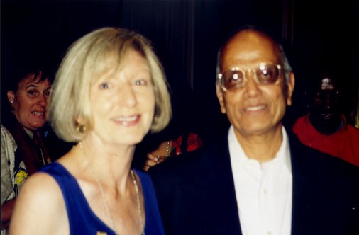 Gayle with
                Shanti Kinduka in Montreal - 2000